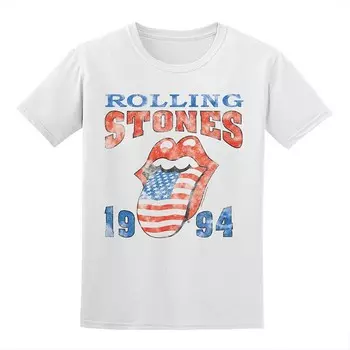 Мужская футболка Rolling Stones Licensed Character, белый
