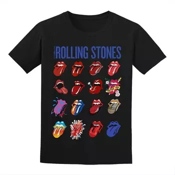Мужская футболка Rolling Stones Licensed Character, черный