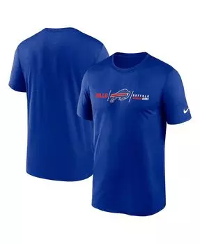 Мужская футболка royal buffalo bills horizontal lockup legend performance Nike