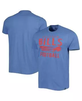 Мужская футболка royal buffalo bills с логотипом rider franklin '47 Brand