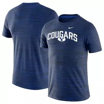 Мужская футболка Royal BYU Cougars Velocity Team Issue Performance Nike