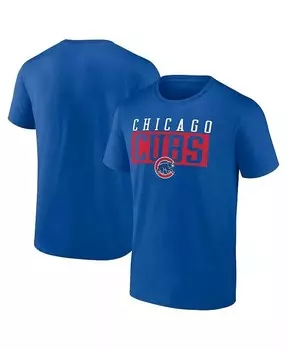 Мужская футболка Royal Chicago Cubs Hard To Beat Fanatics, синий