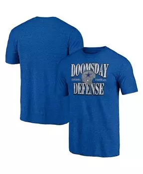 Мужская футболка royal dallas cowboys hometown из меланжевой ткани doomsday defense Majestic, мульти