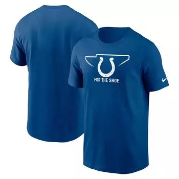 Мужская футболка Royal Indianapolis Colts Essential с местной фразой Nike