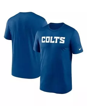 Мужская футболка Royal Indianapolis Colts Legend с надписью Performance Nike, синий