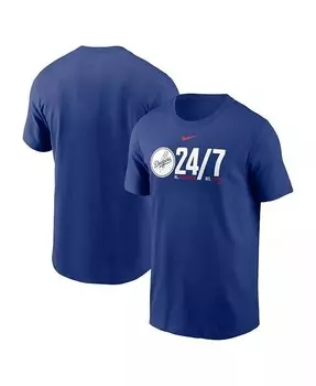 Мужская футболка Royal Los Angeles Dodgers Local Hometown Nike, синий