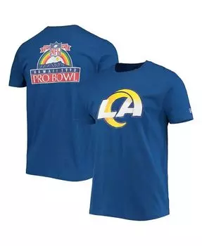 Мужская футболка Royal Los Angeles Rams 1990 Pro Bowl New Era, синий