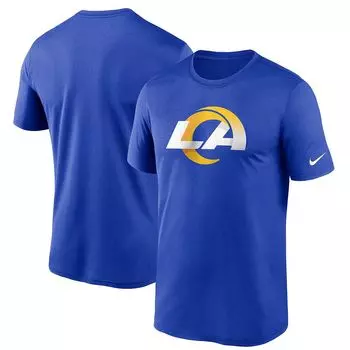 Мужская футболка royal los angeles rams logo essential legend performance Nike