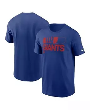 Мужская футболка Royal New York Giants Air Essential Nike, синий