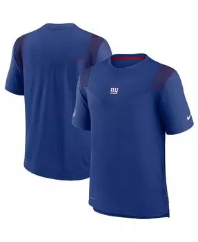 Мужская футболка royal new york giants sideline player uv performance Nike