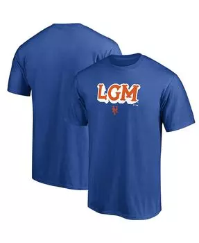 Мужская футболка royal new york mets lgm local BreakingT