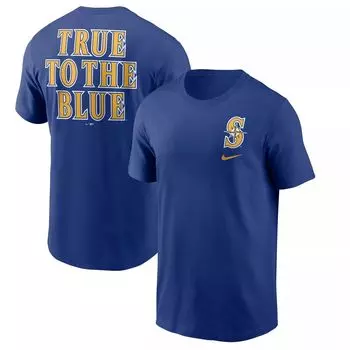 Мужская футболка Royal Seattle Mariners True to the Blue Hometown Nike