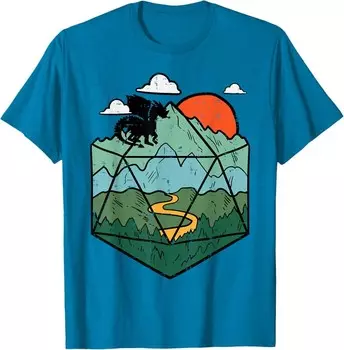Мужская футболка RPG Mountain Gamer, синий