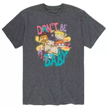 Мужская футболка Rugrats Baby с аэрозольной краской Licensed Character