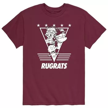 Мужская футболка Rugrats Cool Rugrats Licensed Character, красный