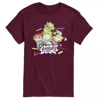 Мужская футболка Rugrats Group и Reptar Licensed Character