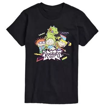 Мужская футболка Rugrats Group и Reptar Licensed Character