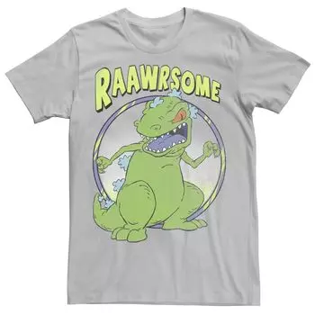 Мужская футболка RugRats Reptar Raawrsome Licensed Character