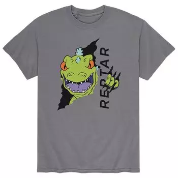 Мужская футболка Rugrats Reptar Tear Licensed Character