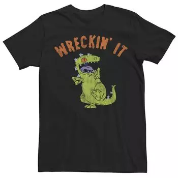 Мужская футболка Rugrats Reptar Wreckin' It Licensed Character
