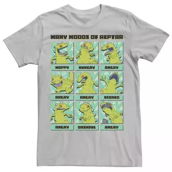 Мужская футболка Rugrats The Many Emotions Of Reptar Licensed Character