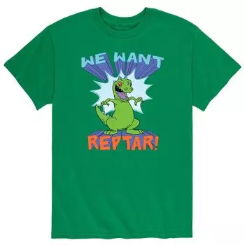 Мужская футболка Rugrats We Want Reptar Licensed Character
