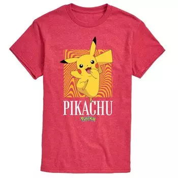 Мужская футболка с абстрактным рисунком Pokemon Pikachu Licensed Character