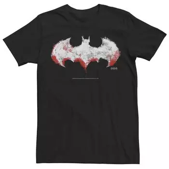 Мужская футболка с акварельным логотипом DC Fandome Batman Licensed Character