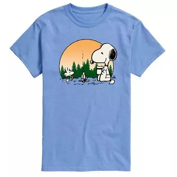 Мужская футболка с арахисом и кружками для костра Licensed Character