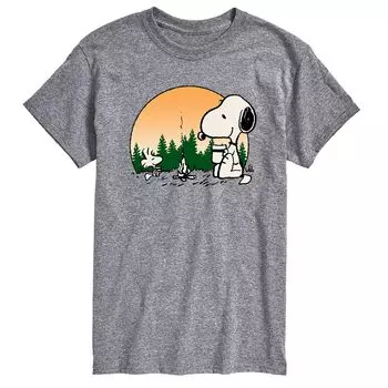 Мужская футболка с арахисом и кружками для костра Licensed Character