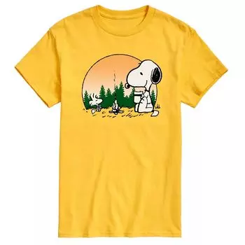 Мужская футболка с арахисом и кружками для костра Licensed Character