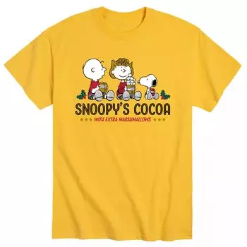 Мужская футболка с арахисом "Snoopy's Cocoa" Licensed Character