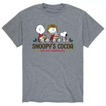 Мужская футболка с арахисом "Snoopy's Cocoa" Licensed Character