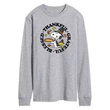 Мужская футболка с арахисом «Спасибо Grateful Blessed» Licensed Character