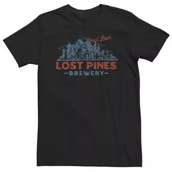 Мужская футболка с этикеткой для пива Lost Pines Brewery Craft Beer Licensed Character
