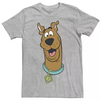 Мужская футболка с большим лицом Скуби-Ду Licensed Character, цвет Athletic Heather