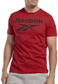 Мужская футболка с большим логотипом Reebok Identity и графическим рисунком