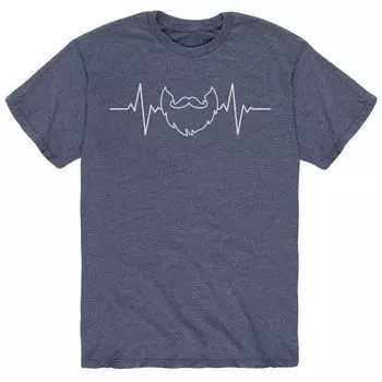 Мужская футболка с бородой EKG Line Licensed Character
