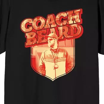 Мужская футболка с бородой Ted Lasso Coach Licensed Character