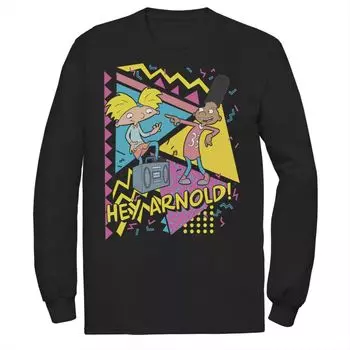Мужская футболка с бумбоксом Nickelodeon Hey Arnold Gerald Best Friends Licensed Character