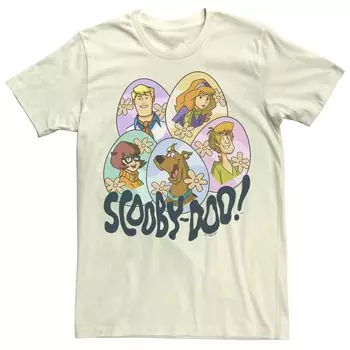 Мужская футболка с цветочным принтом и пасхальными яйцами Scooby Doo Licensed Character