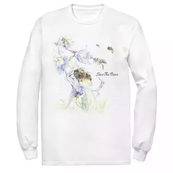 Мужская футболка с цветочным принтом ко Дню Земли Save The Bees Licensed Character