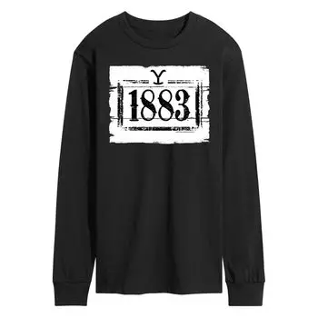 Мужская футболка с деревянным знаком 1883 года Licensed Character