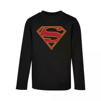 Мужская футболка с длинным рукавом ABSOLUTE CULT «ABSOLUTE CULT Supergirl - Logo с длинным рукавом», черный