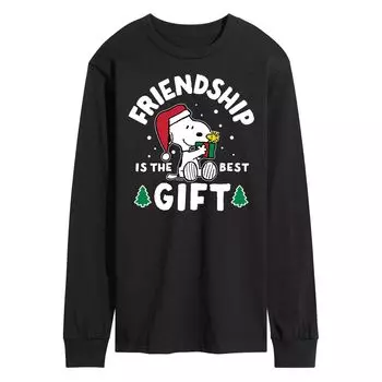 Мужская футболка с длинным рукавом «Арахис» Friendship — лучший подарок Licensed Character