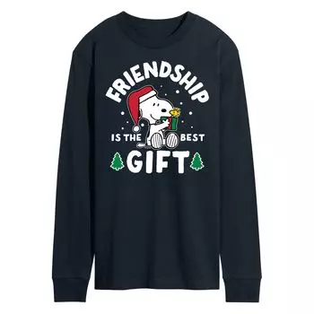 Мужская футболка с длинным рукавом «Арахис» Friendship — лучший подарок Licensed Character