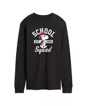 Мужская футболка с длинным рукавом арахисового цвета AIRWAVES, черный