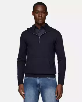 Мужская футболка с длинным рукавом Boggi Milano, тёмно-синий