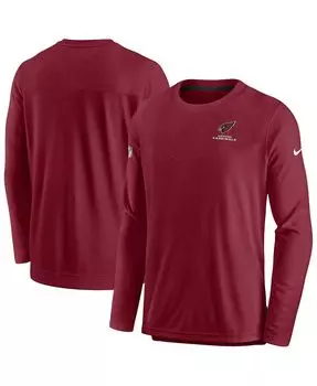 Мужская футболка с длинным рукавом Cardinal Arizona Cardinals Lockup Performance Nike
