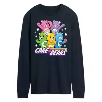 Мужская футболка с длинным рукавом Care Bears Unlock The Magic с принтом Licensed Character, синий